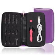 Rechargeable Light Crochet Hook with Interchangeable Head – Knitting and Crochet Tool Set