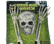 Halloween Skeleton Prop – Realistic Plastic Human Body Decoration for Haunted House and Secret Room