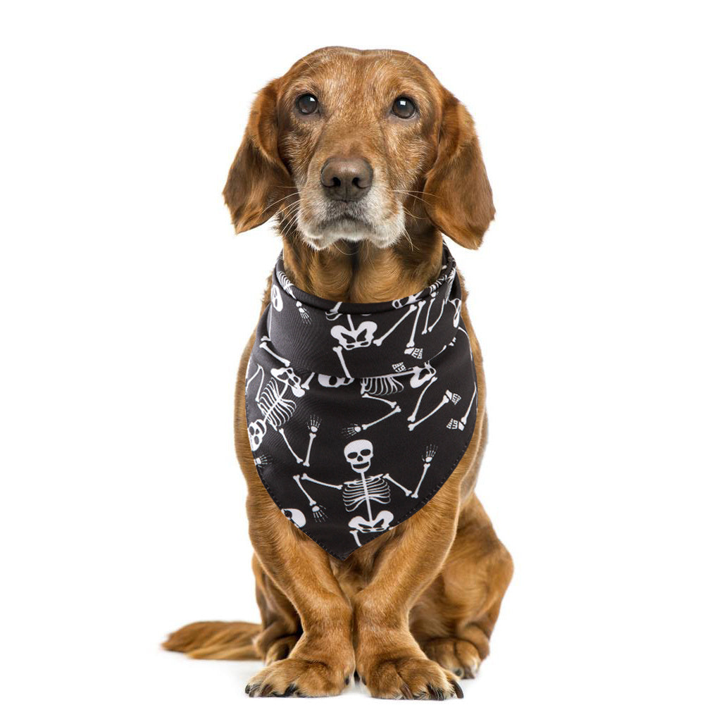 Halloween Pet Bandana – Festive Saliva Towel for Dogs and Cats