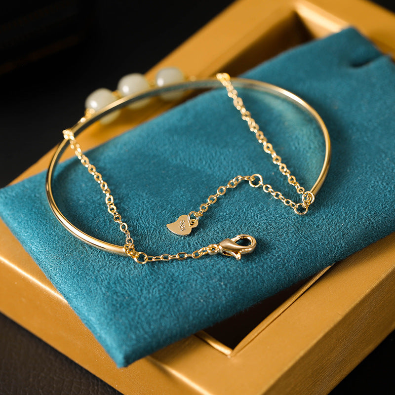 High Color Retention Special-interest Design Lucky Beads Bracelet