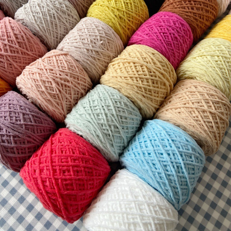 Matte Small Velvet Ice Bar Doll Thread – Mini Woven Wool for Crafts