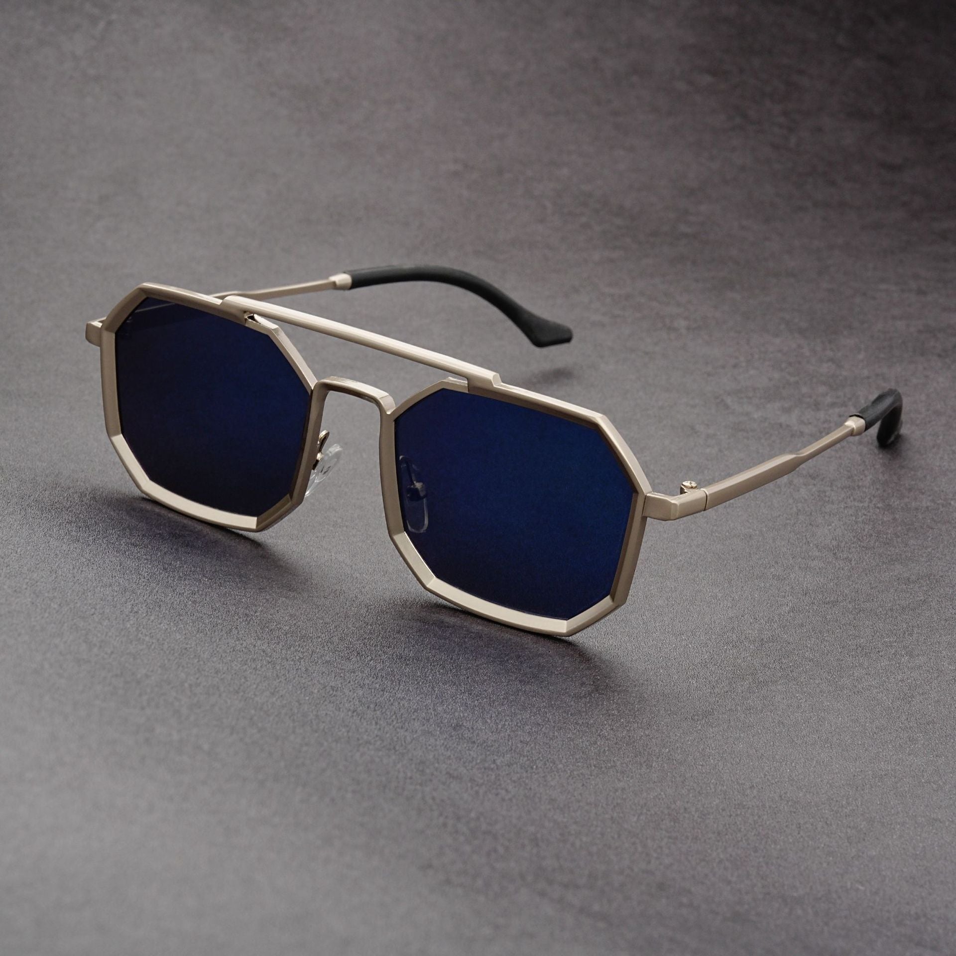 European and American Cyberpunk Double Beam Sunglasses