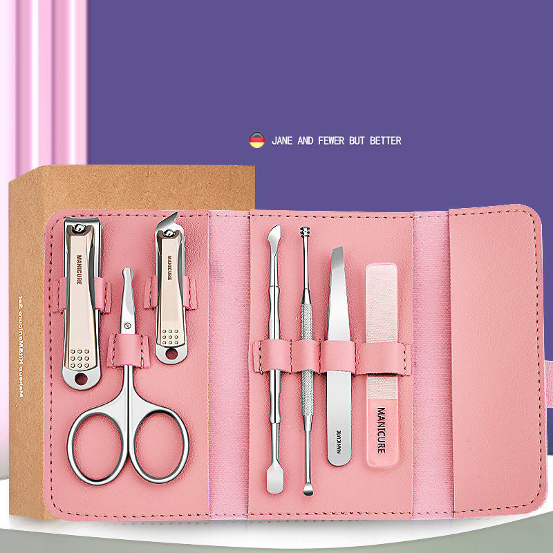 Stainless Steel Nail Clippers – Anti-Splash Household Care Tool Set