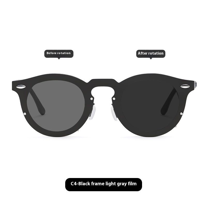 Rotating Adjustable Color-Changing Sunglasses – UV Resistant Fashion Eyewear