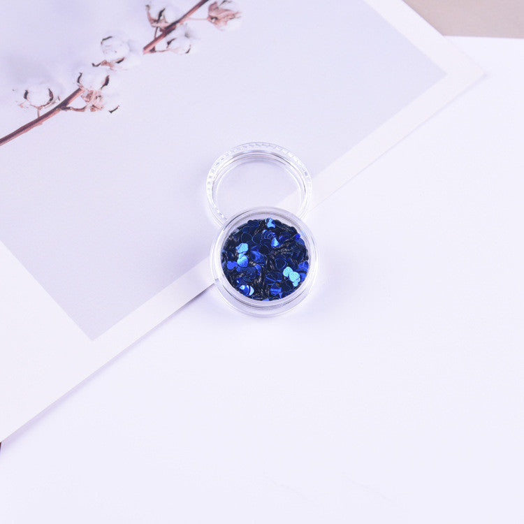 3mm Heart Laser Sequin Decorative Patch