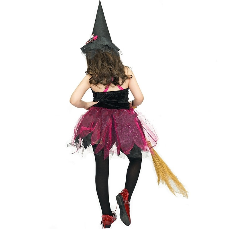 Little Witch Costume – Children’s Halloween Party and Stage Performance Outfit