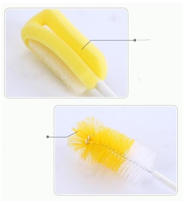 Extended Baby 5 Piece Set Nipple Straw Brush