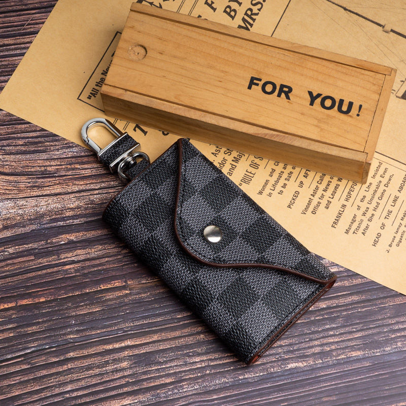 Men's Simple Fashion Lattice Car Key Cover