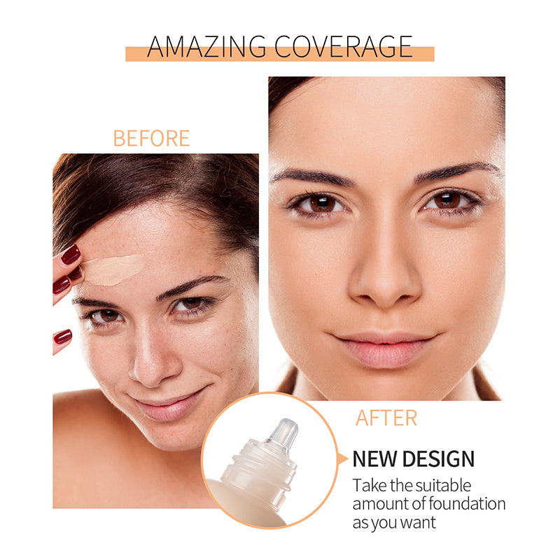 Silicone Based Concealer Foundation Long Wear Formula