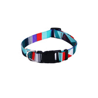 Blue and red single collar