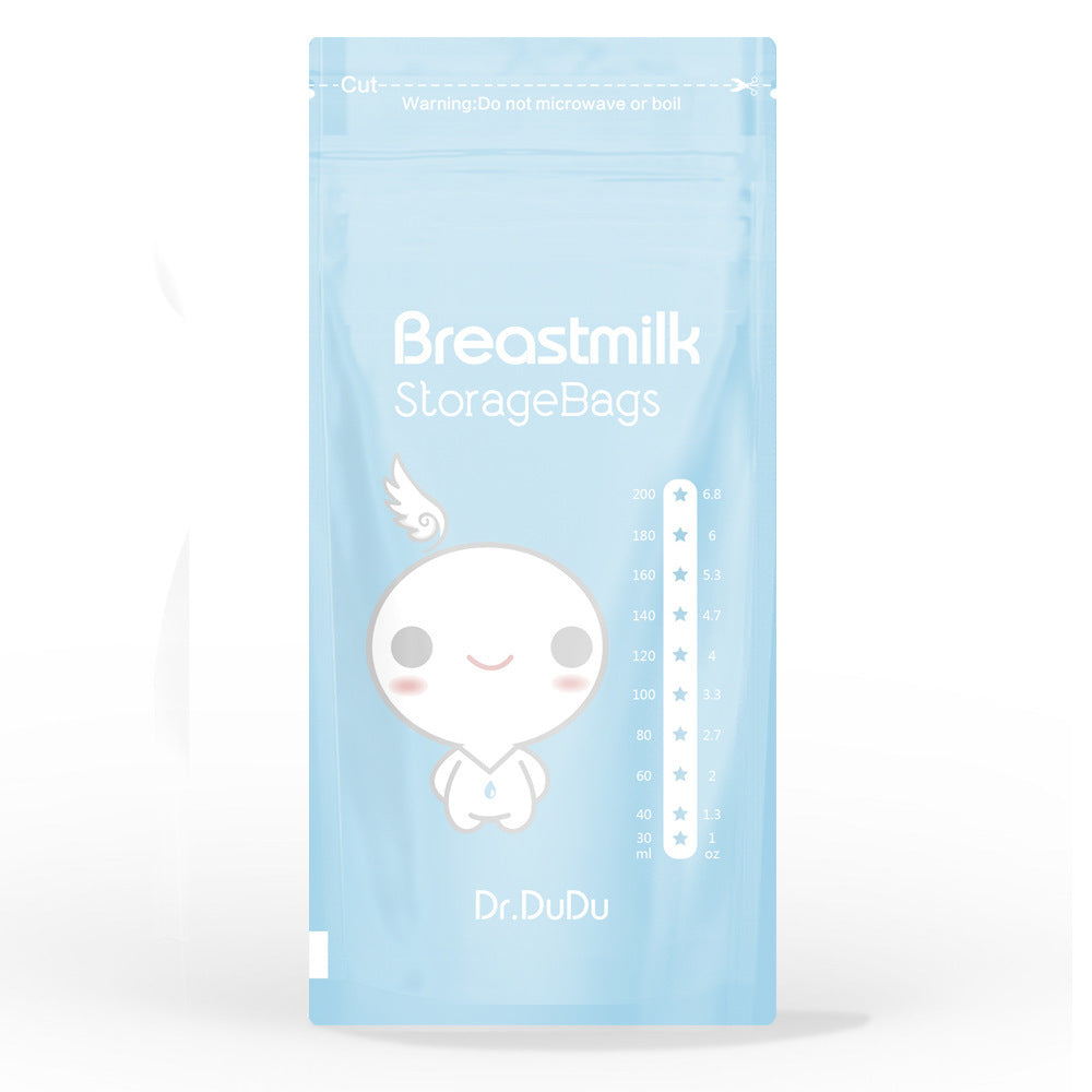 200mL Breast Milk Storage Bags – Leakproof & Pre-Sterilized (30pcs)