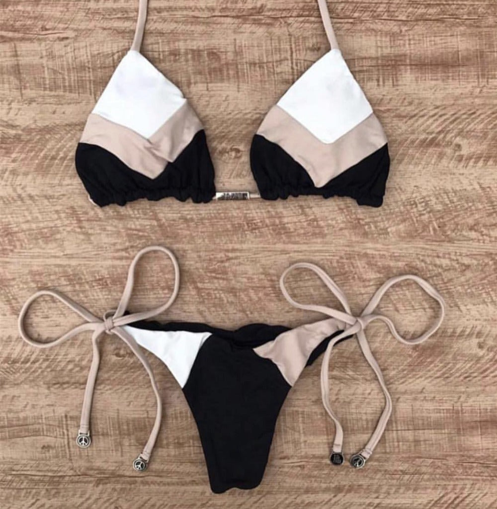 Women's Underwire Bikini Set – Padded Nylon Swimwear