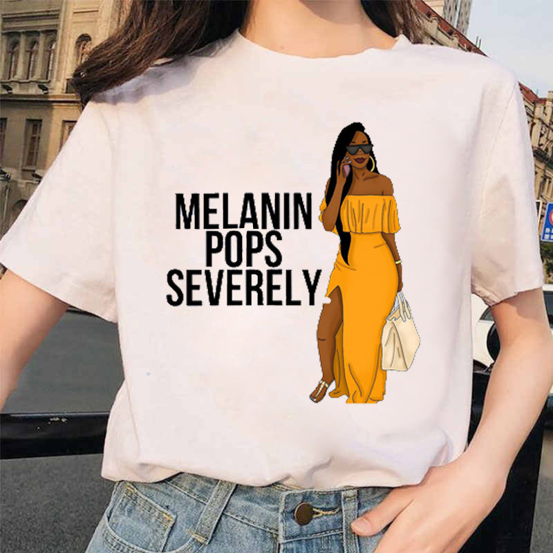 Printed short sleeve T-shirt for men and women