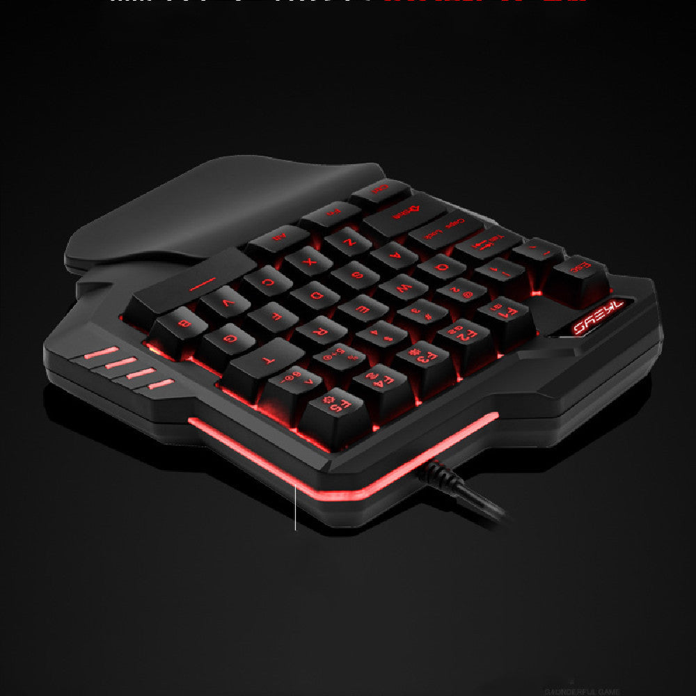Backlit Keyboard & Mouse Combo – RGB Gaming Set, Adjustable DPI Mouse, Plug-and-Play USB