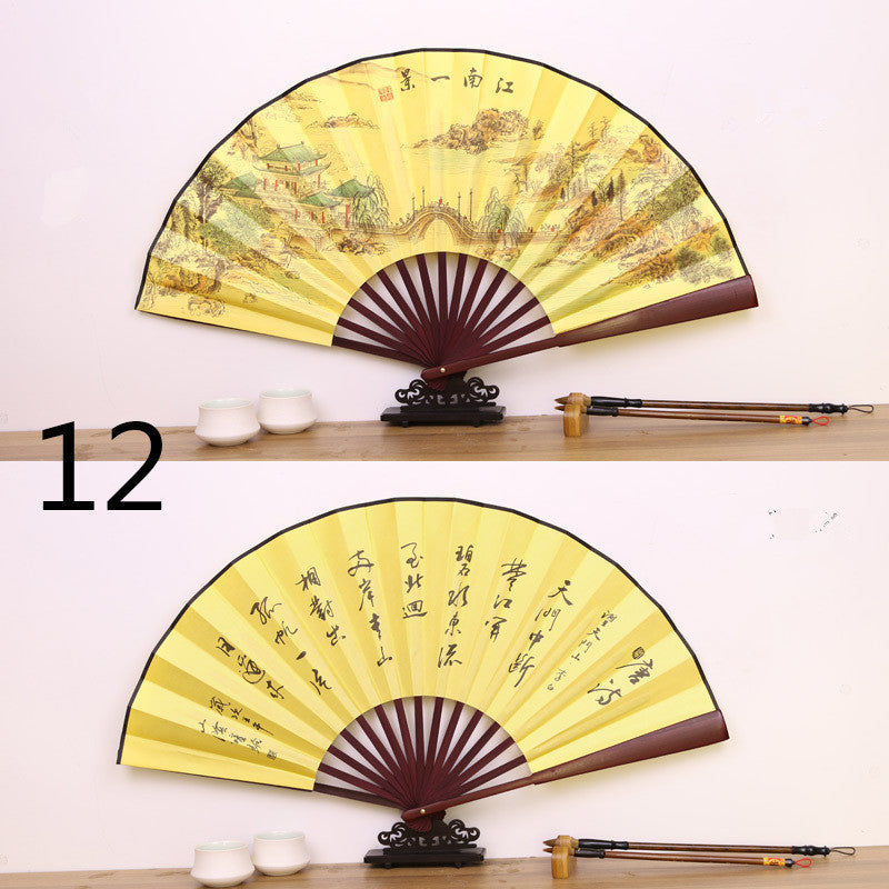 Bamboo craft fan