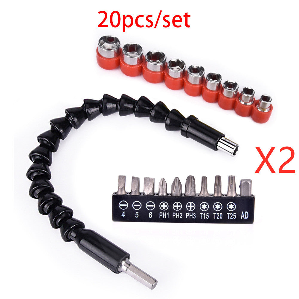 1/4" Hex Flexible Drill Bit Extension – Bendable Shaft, Magnetic
