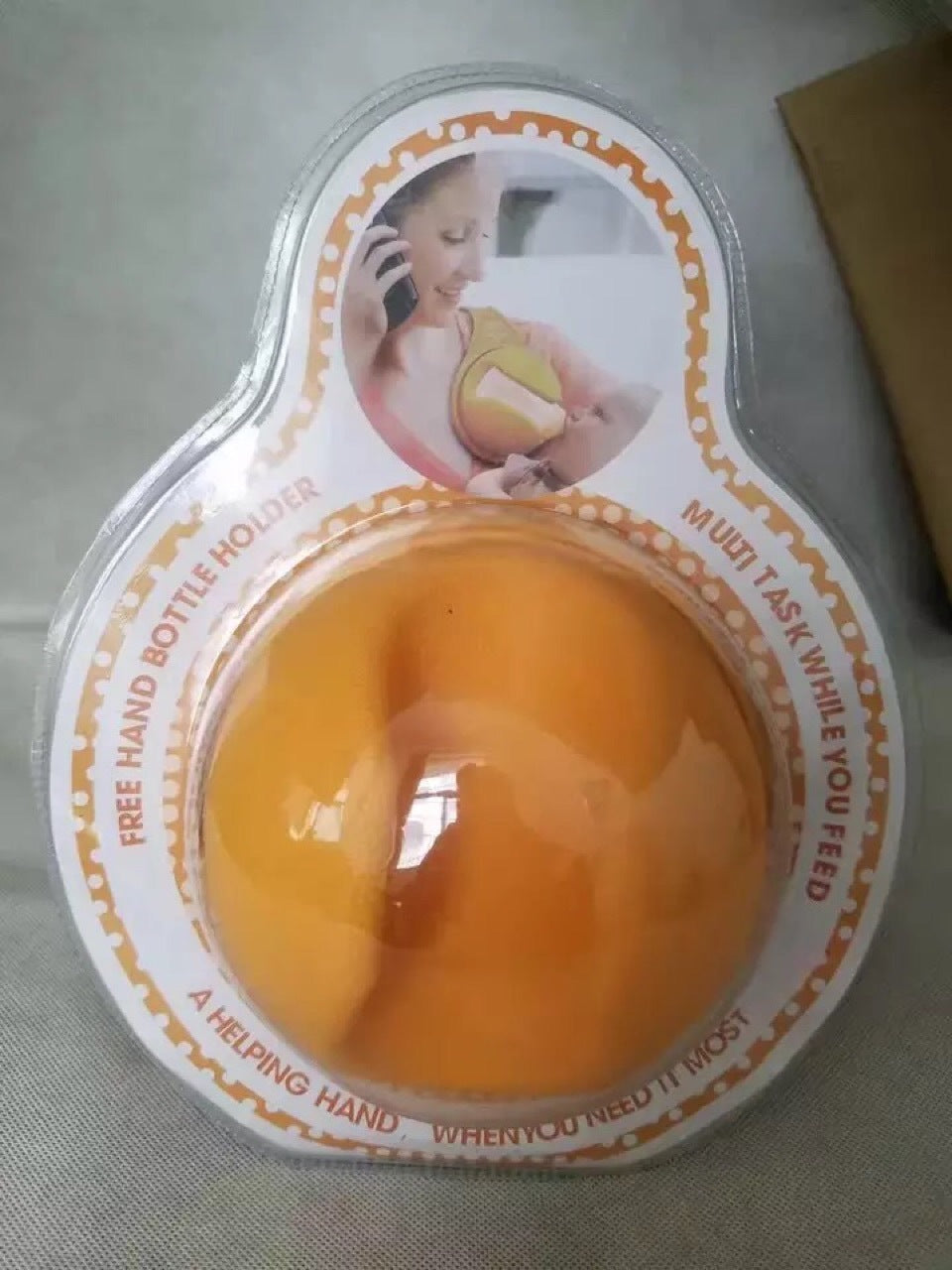 Soft Silicone Hands Free Unisex Baby Bottle Feeding Holder