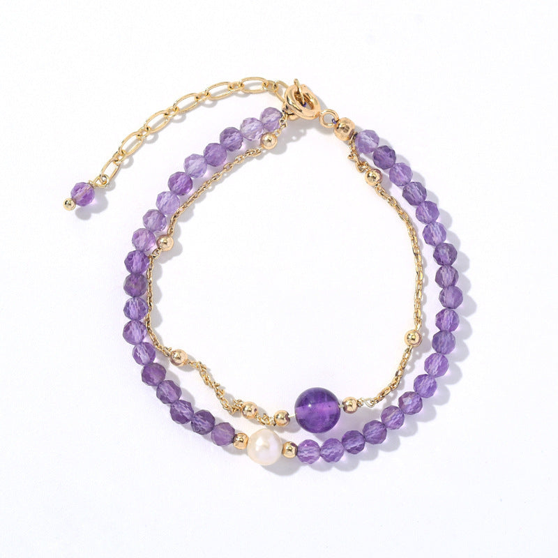 High-grade Bracelet Girls' Pearl Crystal