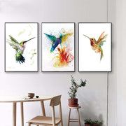 Painted Abstract Bird Modern Sofa Background Wall Hanging