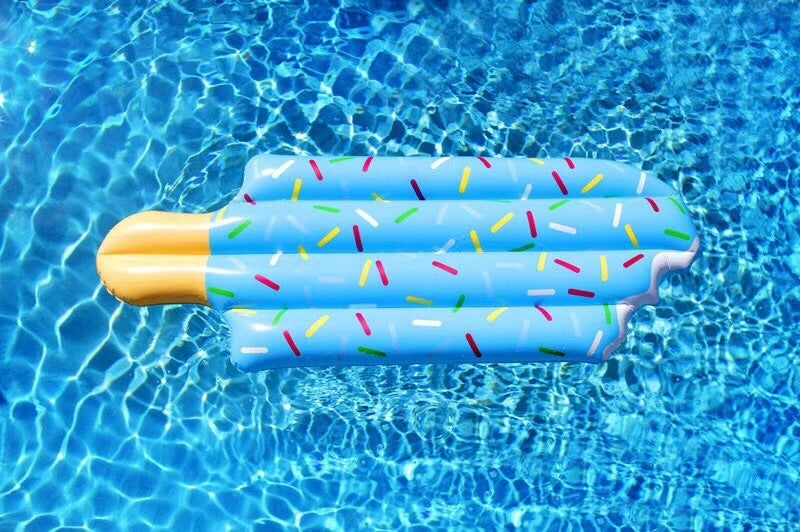 Ice cream inflatable swimming ring