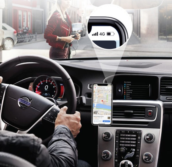 F6 Magnetic Car Phone Holder – Strip Plate Mount for Secure Phone Stand in Car