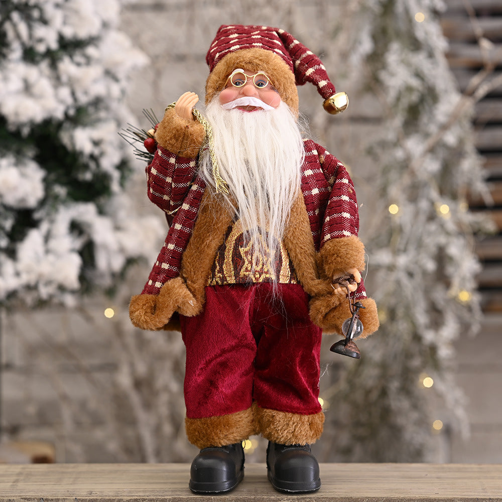 Standing Santa Claus Doll Christmas Decoration
