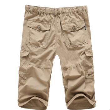 Men’s Summer Cropped Cotton Pants – Lightweight Casual Wear