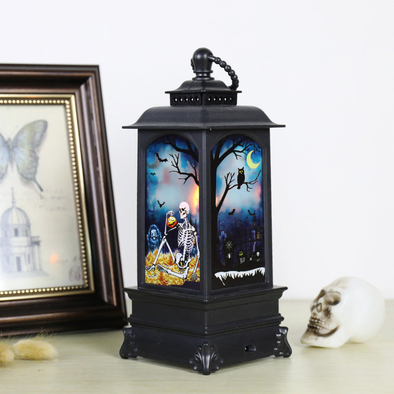 Staraise Electric Halloween Pumpkin Witch Skull Lamp