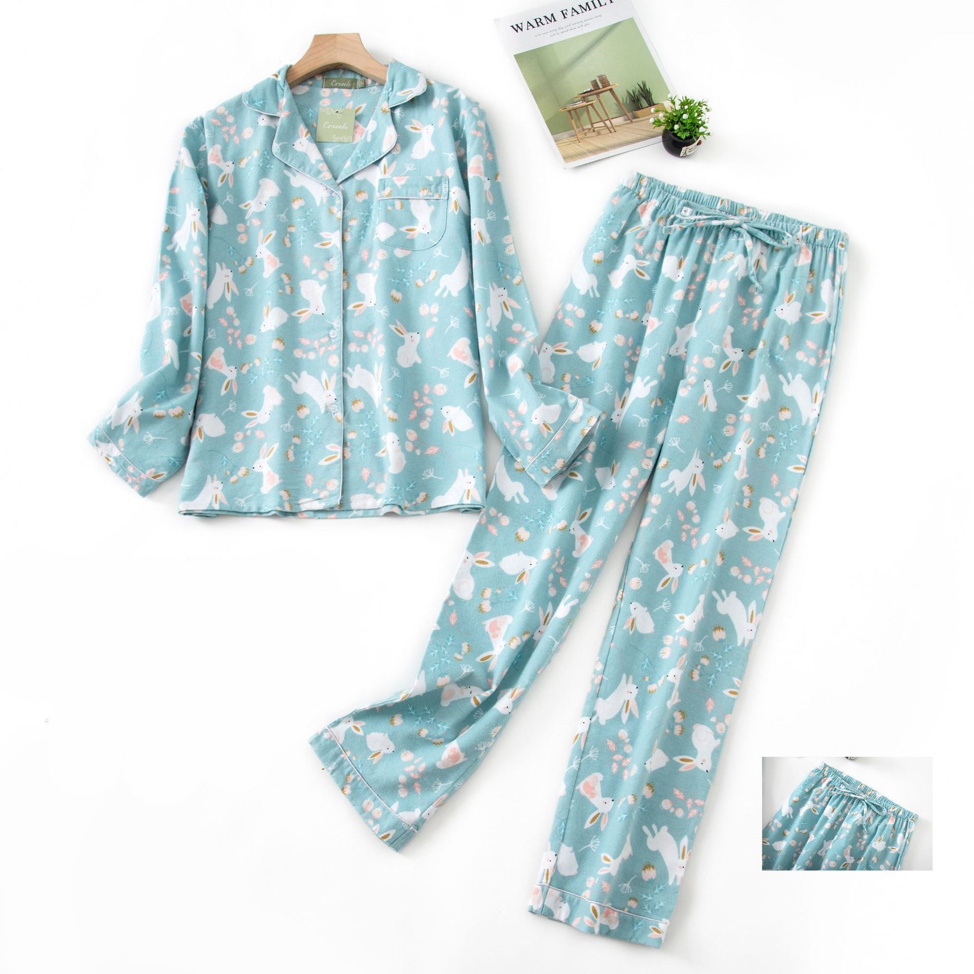 Women's Fashion Long Sleeve Pants Loungewear Set