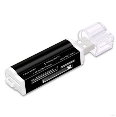 Multi-in-One Mini Card Reader – High-Speed Universal USB for SD/TF, Mobile Phones & Cameras