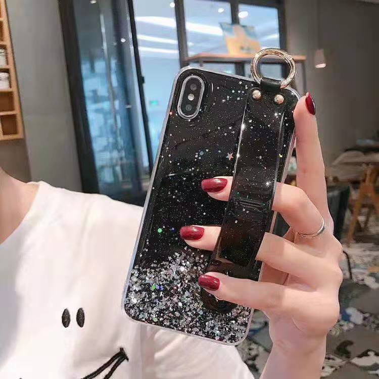 Starry Sky Silver Foil TPU Phone Case – Rear Cover Style