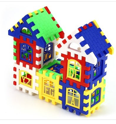 Unisex Creative Plastic Building Blocks Toy Self Locking Set