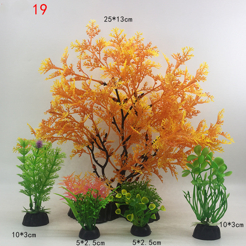 Fish Tank Decoration Simulation Water Plant Aquarium Landscaping