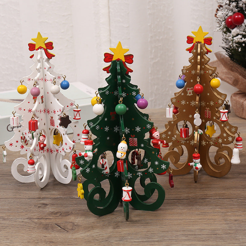Christmas Tree Scene Decoration Ornament