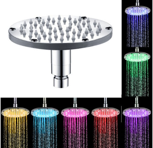 Colorful LED Shower Head – 7-Color Changing Water Faucet for Bathroom Shine and Ambience