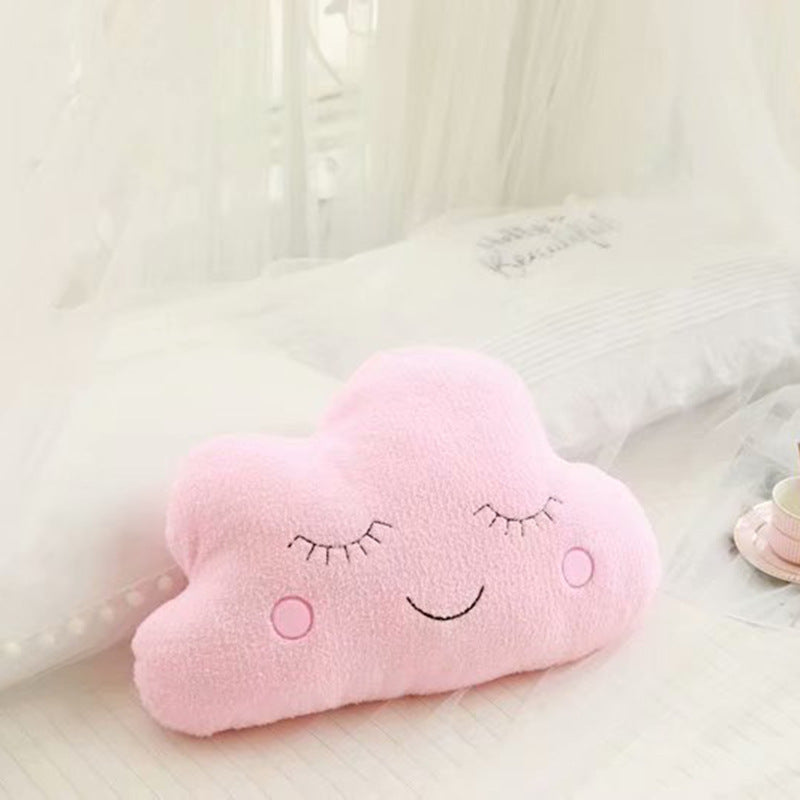 Sky Series Plush Pillow Cloud Moon Raindrop PP Cotton