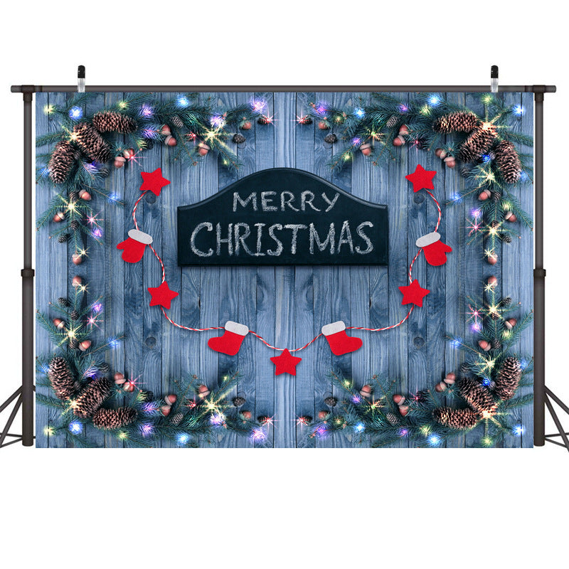 Christmas Background Cloth Decoration Curtain Backdrop