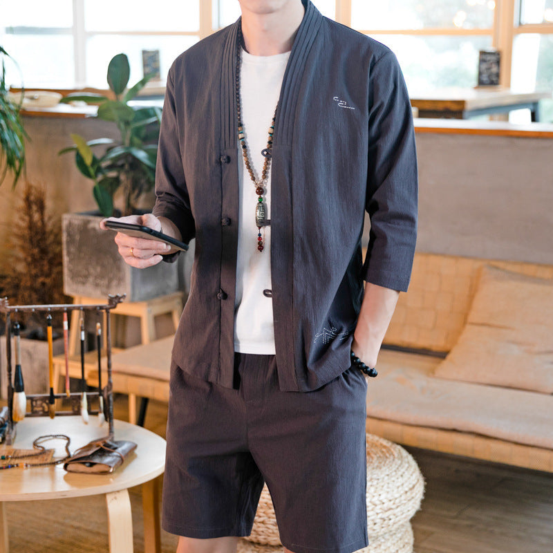 Chinese style linen set