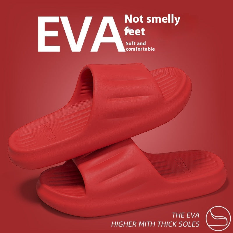 Unisex Regular EVA Slip On Slippers For Home Bathroom