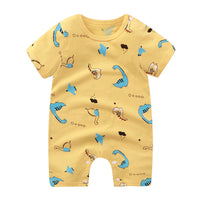 Yellow Background Dinosaur