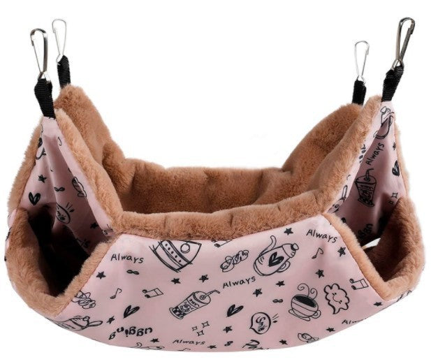 Double Layer Thermal Hammock Pet Mezzanine Hanging Type