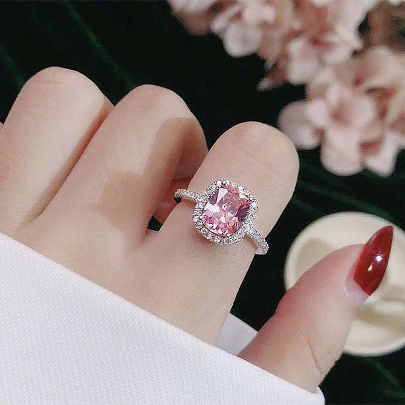 Womens Engagement Rings White Gold Alloy Trendy Anelli