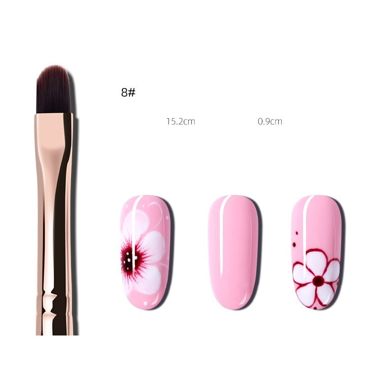 Round Head Nail Art Pen – Light Therapy Painting Tool