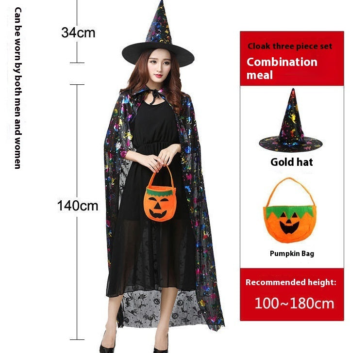 Women’s Witch Costume – Magical Halloween Party Dress for Cosplay and Events