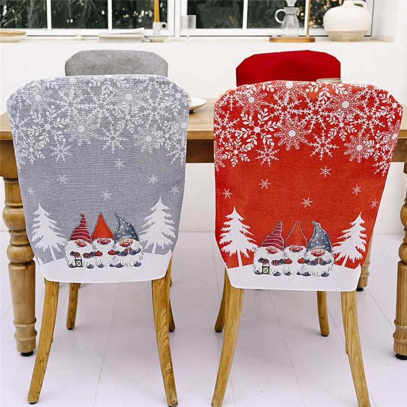 Christmas Ornament Rudolph Printed Table And Chair Cover