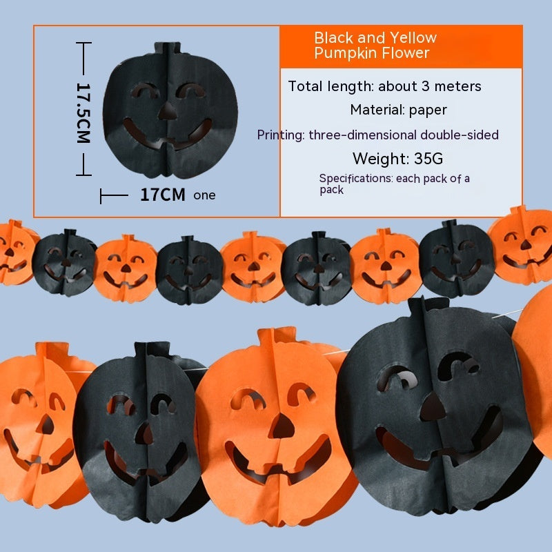 Halloween Hanging Flag Decorations – Spooky Props for Bars, Classrooms, and Party Scene Layouts
