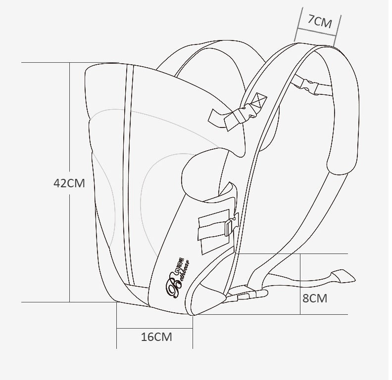 Ergonomic Baby Carrier with Straps – Newborn to Toddler