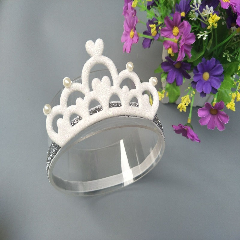 Baby Crown Headdress – Soft & Adjustable Party Hair Accessory