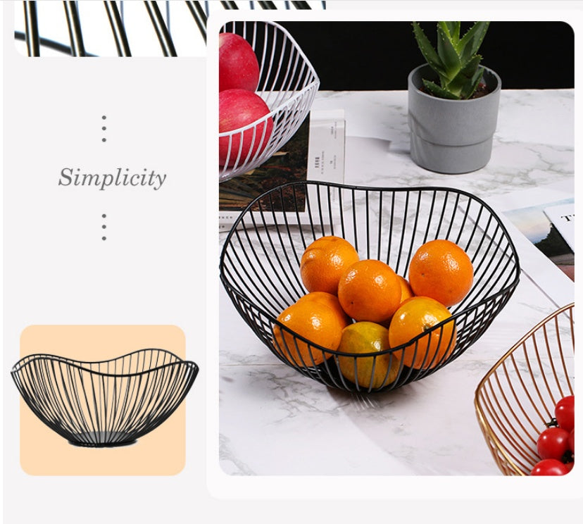 Creative And Simple Fruit Tray Home Desktop Storage Basket