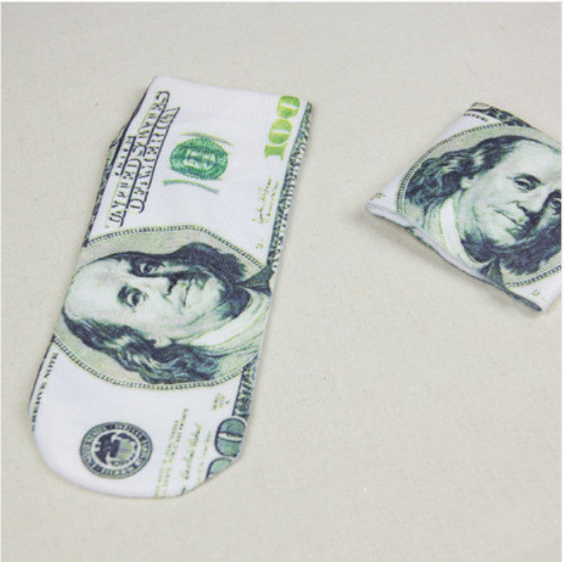 3D Printed Cartoon Flip Flop Socks for Couples